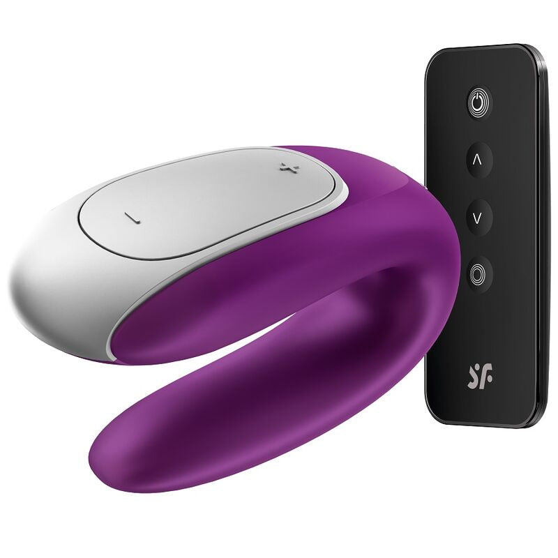 Double Fun App-Controlled Couples Vibrator | Purple - Satisfyer