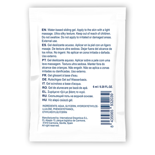 Waterfeel Neutral Water-Based Lubricant (Sliding Gel) | 6 ml Single-Dose