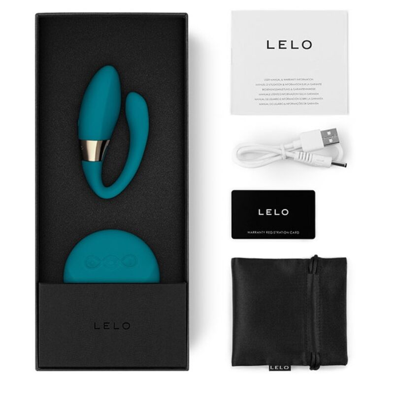 Tiani Duo Couples Massager Blue | Dual-Motor & SenseMotion Remote | LELO