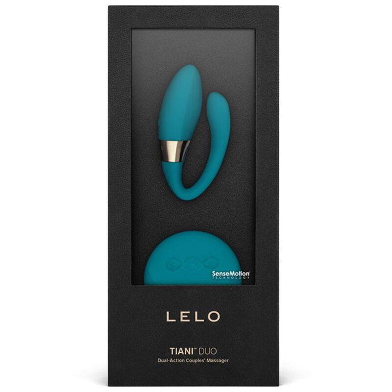 Tiani Duo Couples Massager Blue | Dual-Motor & SenseMotion Remote | LELO
