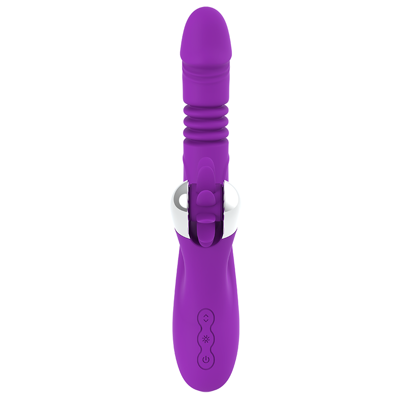 Bunny Funny Up and Down 2.0 Clitoral Vibrator - 24 cm - FUN FUNCTION