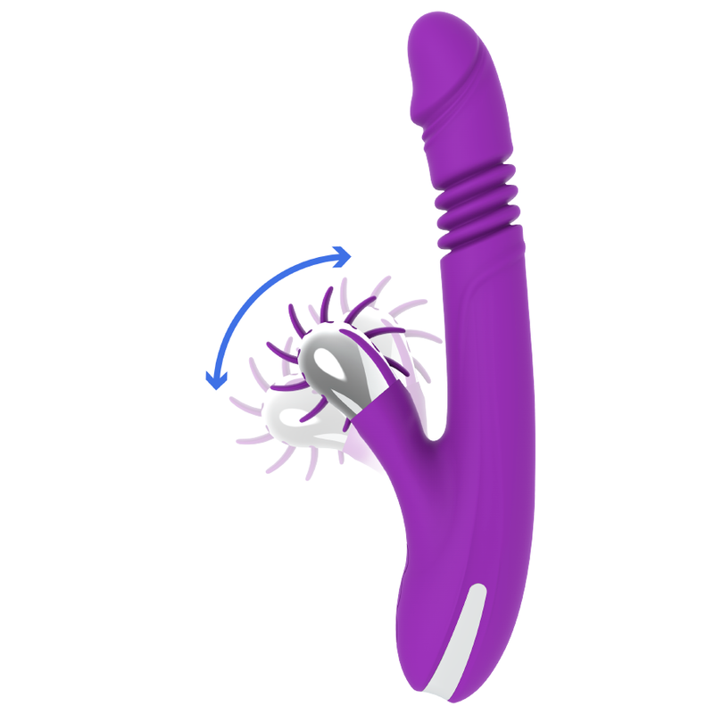 Bunny Funny Up and Down 2.0 Clitoral Vibrator - 24 cm - FUN FUNCTION