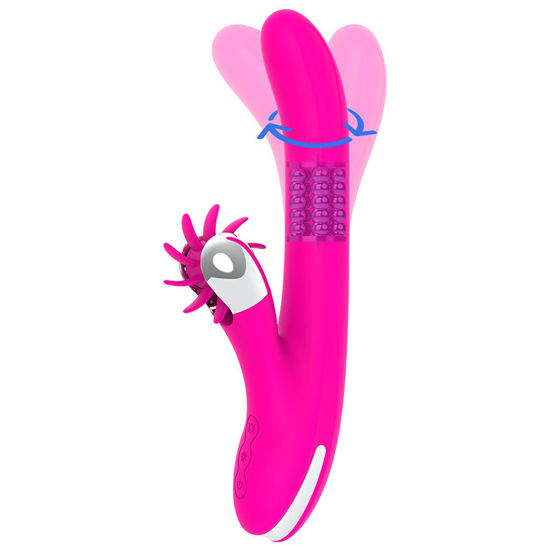Bunny Rotation Rabbit Vibrator - 24 cm - DIVERSIA