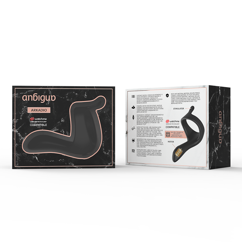 Arkadio Glans and Perineum Stimulator - Watchme Compatible - ANBIGUO