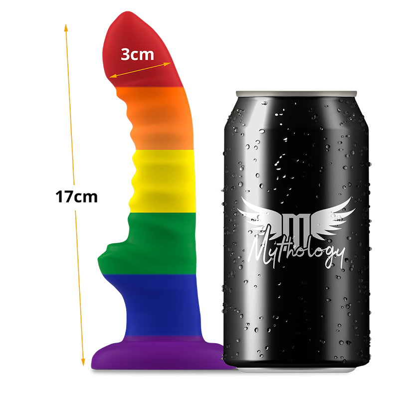 Colby Pride Fantasy Dildo 17 cm × 3 cm – MYTHOLOGY