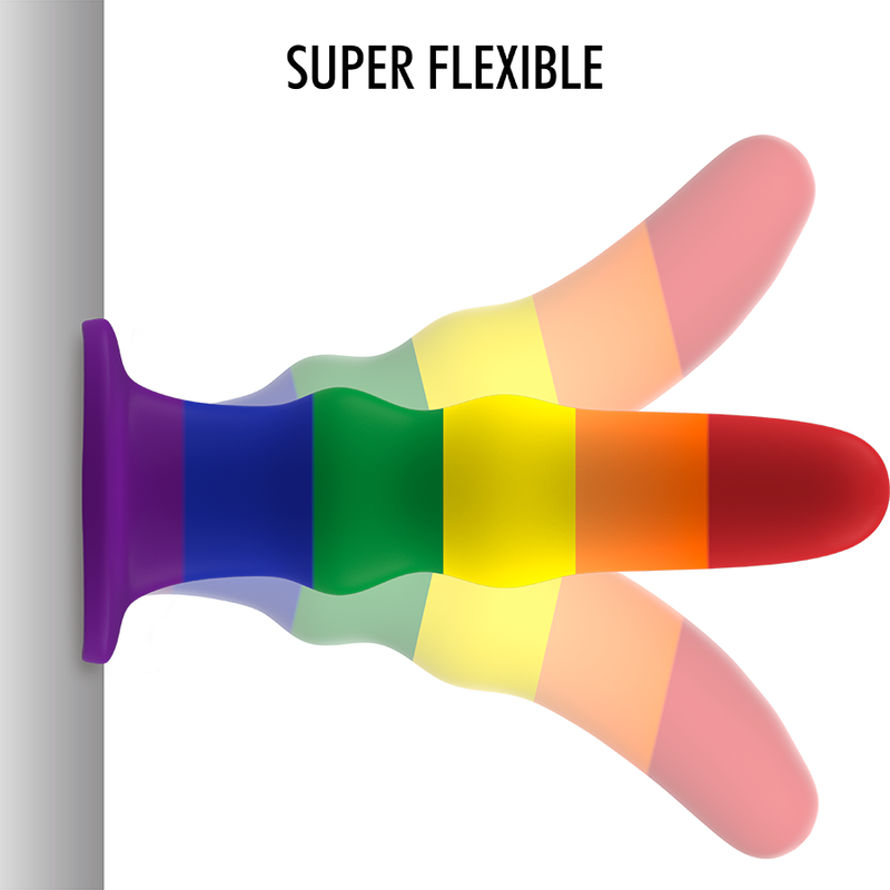 Kuno Pride Vibrating Silicone Dildo 15.5 cm × 4 cm – MYTHOLOGY