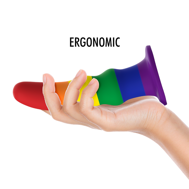 Kuno Pride Vibrating Silicone Dildo 15.5 cm × 4 cm – MYTHOLOGY