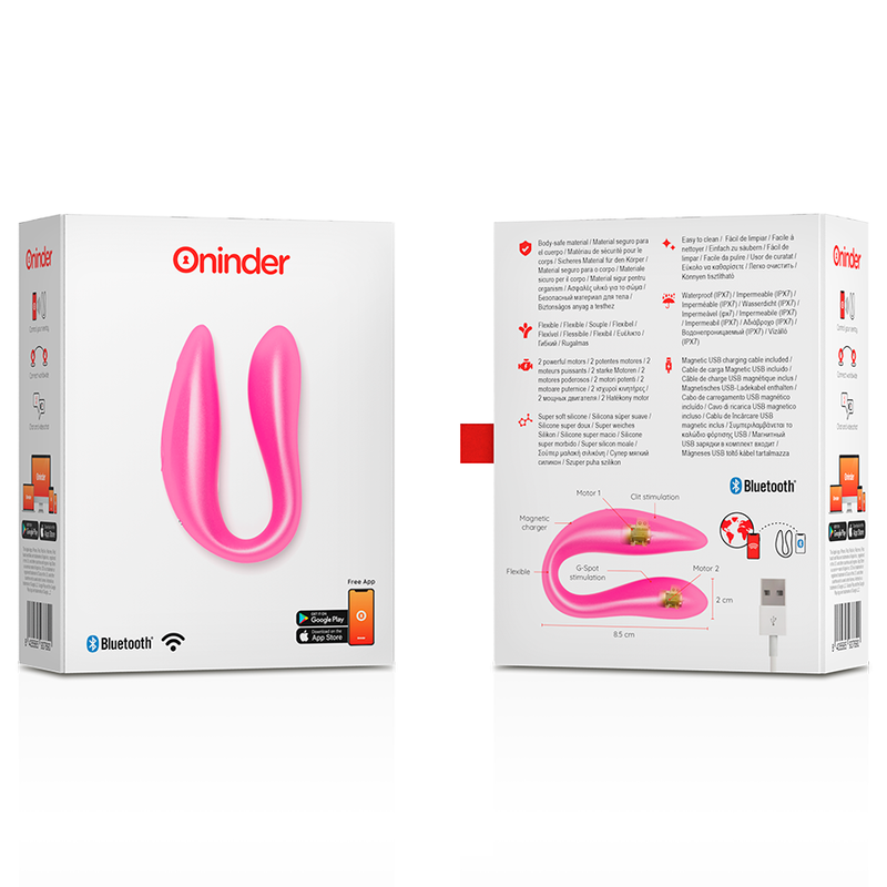 Lisboa Couples Vibrator – App-Controlled, Dual Stimulation, IPX7 – ONINDER