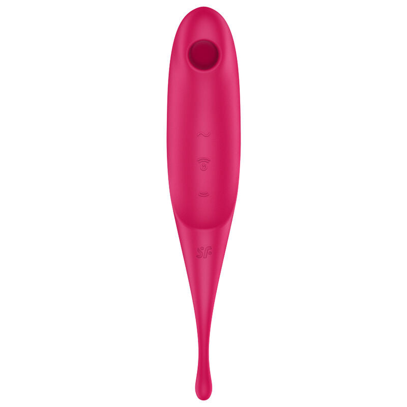 SATISFYER - TWIRLING PRO AIR PULSE STIMULATOR & VIBRATOR BLUE