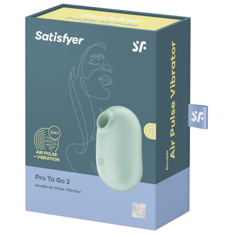 Pro To Go 2 Double Air-Pulse Stimulator & Vibrator – Satisfyer