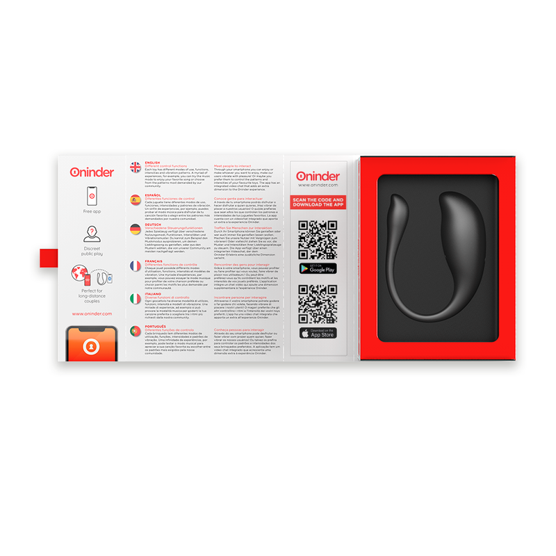 Nairobi Vibrating Egg – Black – ONINDER