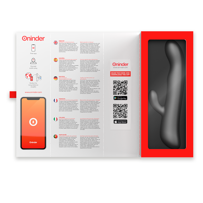 Oslo Vibration & Rotation Rabbit – App-Controlled – ONINDER