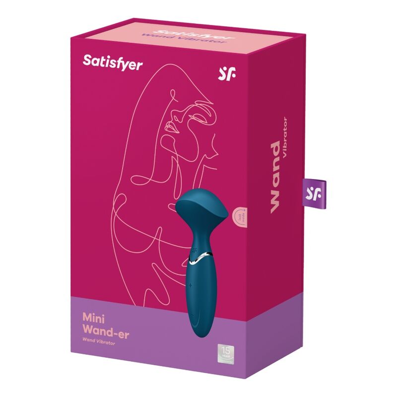 Mini Wand-er – Grey – 6.3 in – 12 Modes – Satisfyer