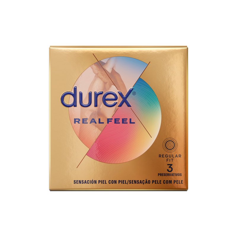 DUREX Real Feel Latex-Free Condoms 56 mm – 3 Units