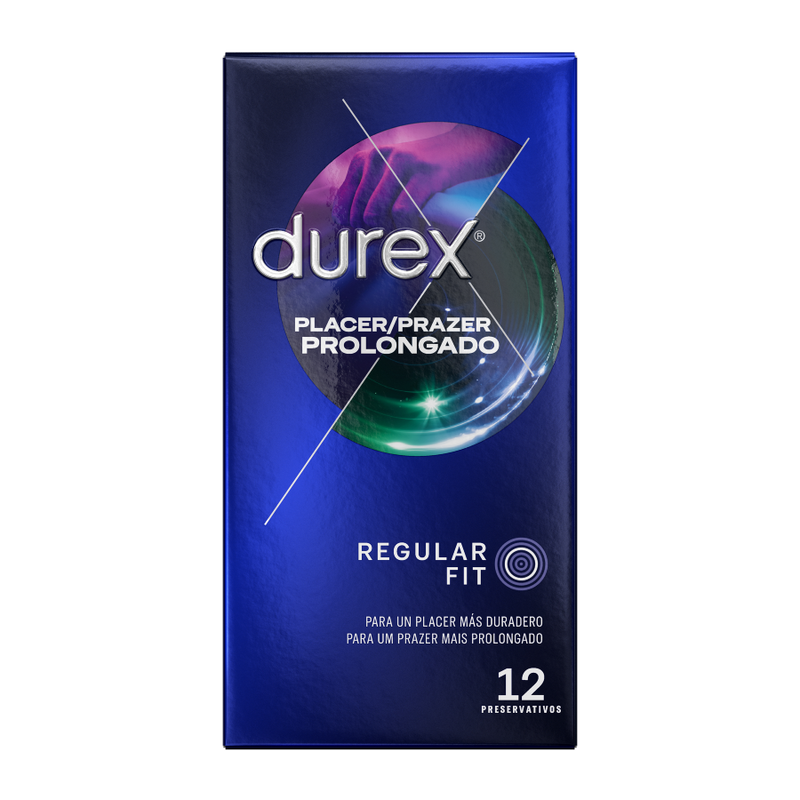 Pleasure Prolonged Delay Condoms 56 mm - 12 Units - DUREX