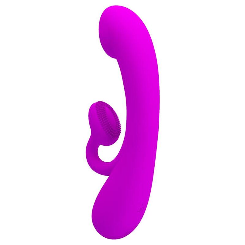PRETTY LOVE - SINCERE VIBRATOR AND CLITORAL STIMULATING WAVES PURPLE SILICONE