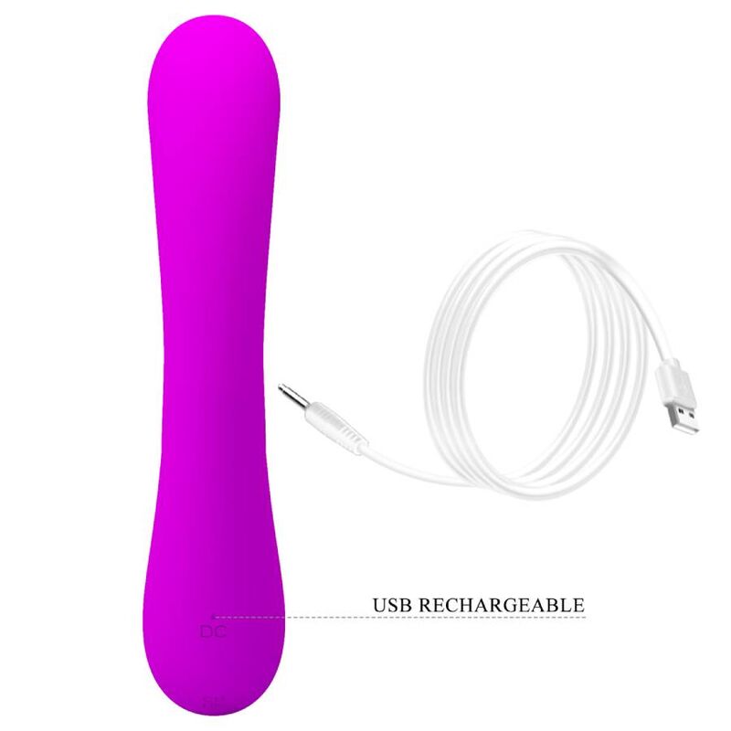 PRETTY LOVE - SINCERE VIBRATOR AND CLITORAL STIMULATING WAVES PURPLE SILICONE