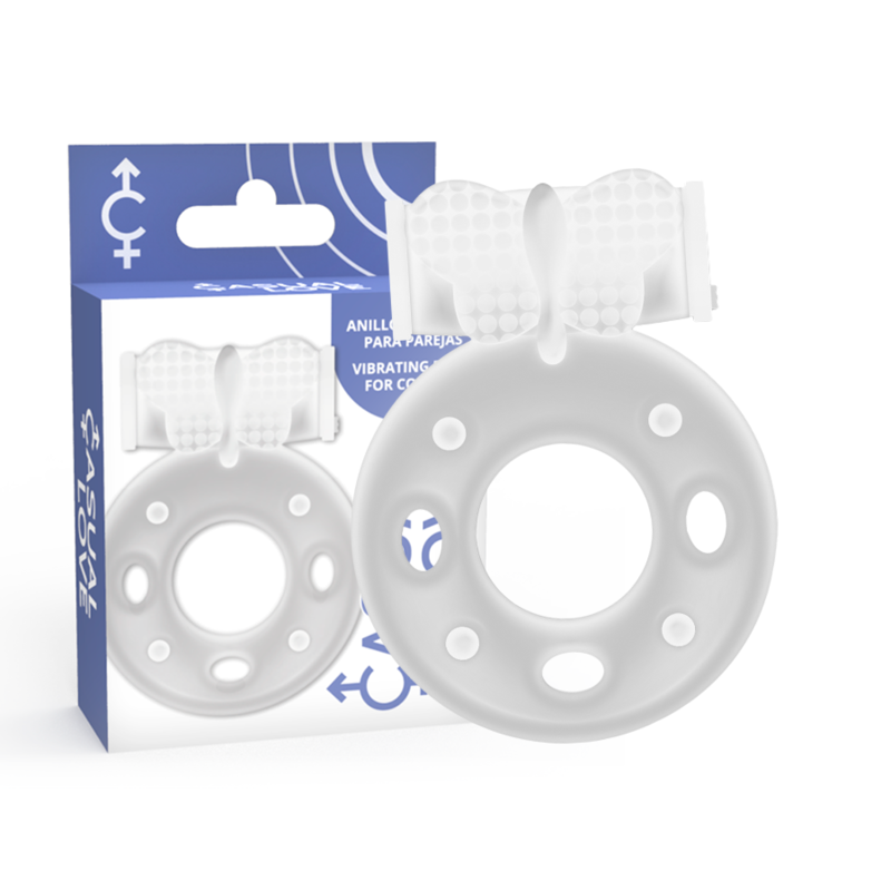 Ring 34 Vibrating Cock Ring – Transparent – CASUAL LOVE