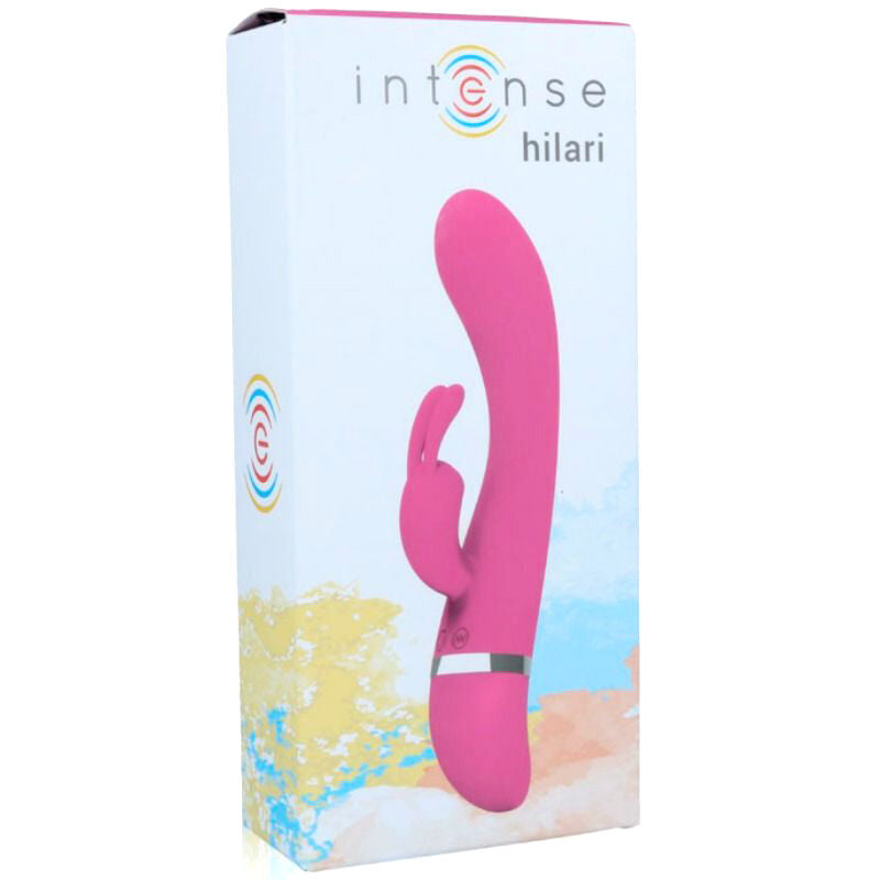 Hilari Dual-Motor Rabbit Silicone Vibrator – 18.9 cm – INTENSE