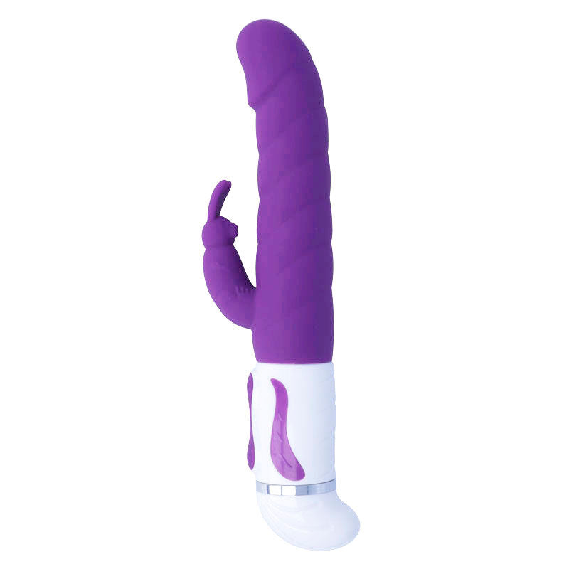 Bobble Rotator Rabbit Vibrator – Lilac Silicone – 27 cm – INTENSE
