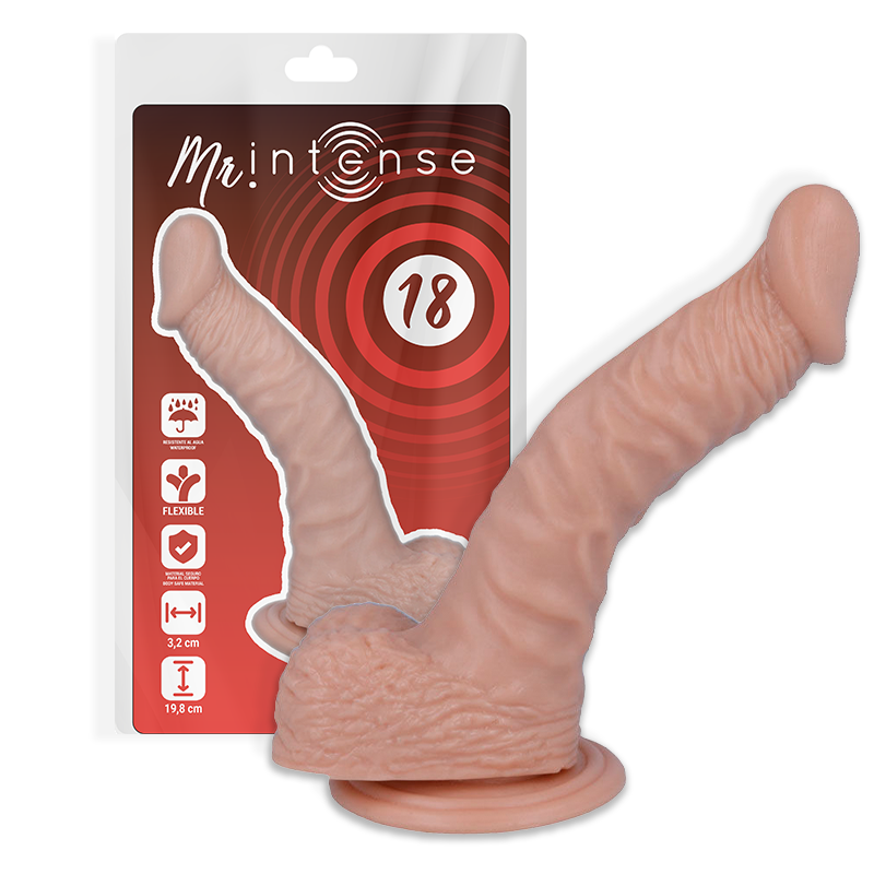 Realistic Dildo 19.8 cm x 3.2 cm with Balls – MR INTENSE