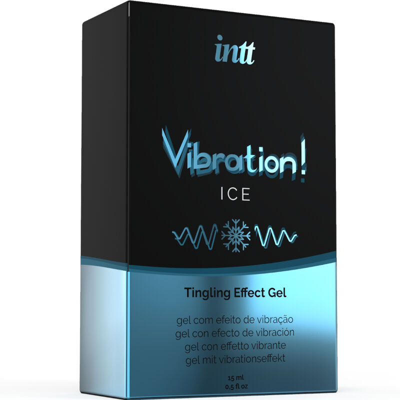 Powerful Vibrating Intimate Gel – Ice Effect Mint – 15 ml – INTT