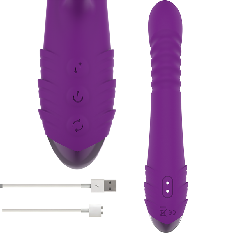 Iggy Up-and-Down Rabbit Vibrator – Rechargeable – 24 cm – INTENSE