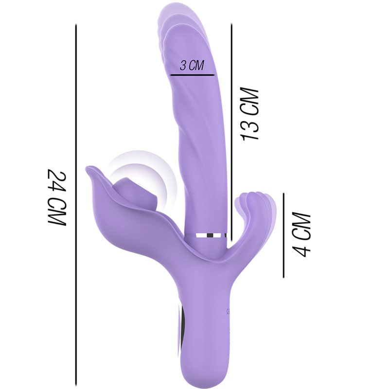 Billie Multifunction Vibrator - Up and Down, Suction, Pulsation - INTENSE