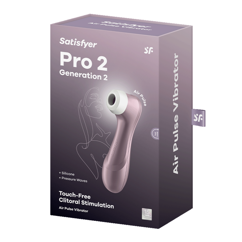 Pro 2 Air-Pulse Clitoral Stimulator Blue – SATISFYER