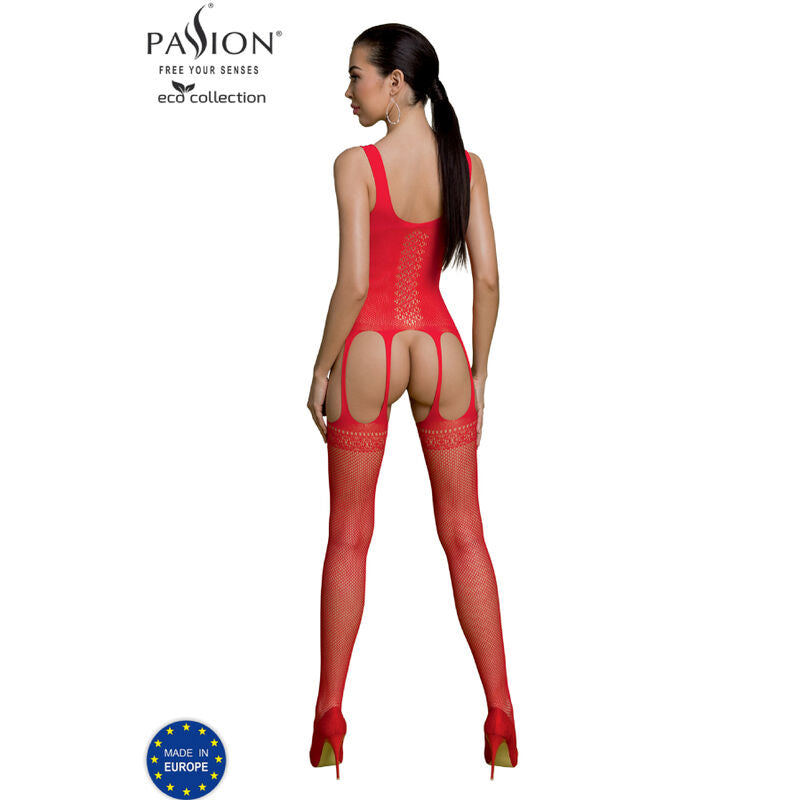 PASSION - ECO COLLECTION BODYSTOCKING ECO BS007 WHITE