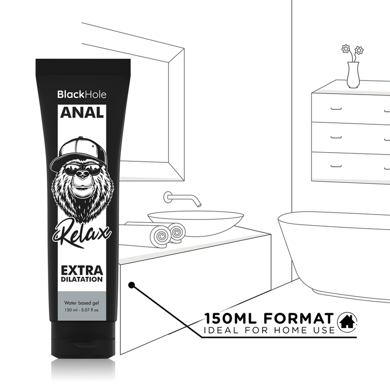 Water-Based Anal Dilation Gel | 150 ml | BLACK HOLE