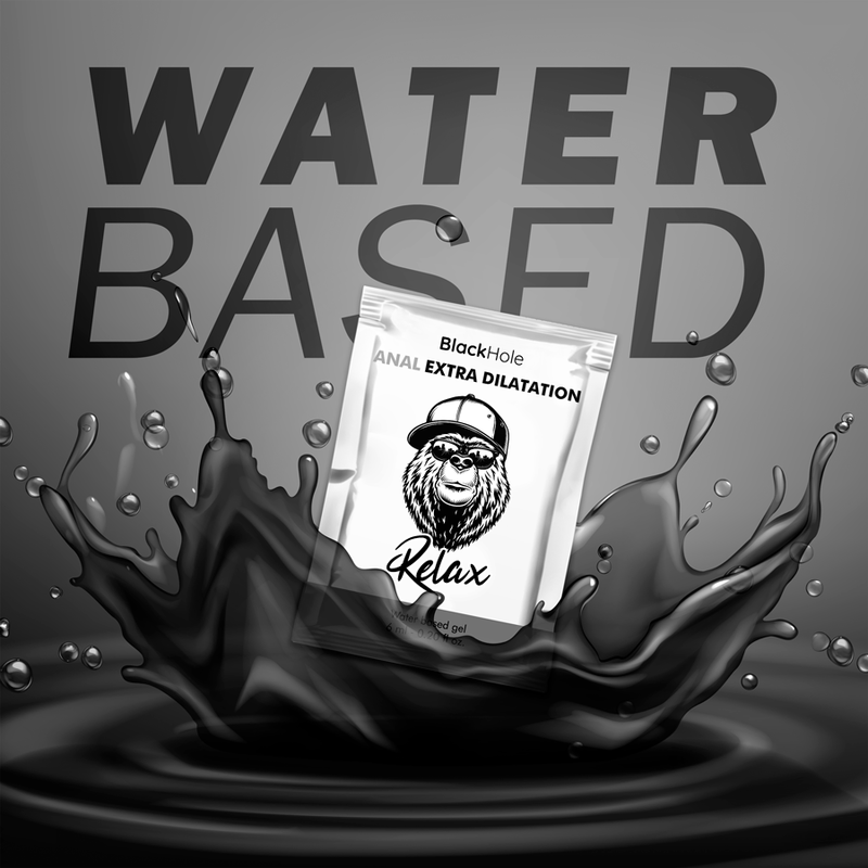 Black Hole Water-Based Anal Relax Gel | Extra Dilation | 6 ml Single-Dose