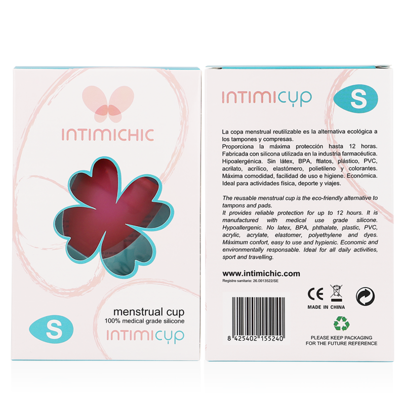 Menstrual Cup Size S | Medical-Grade Silicone | INTIMICHIC