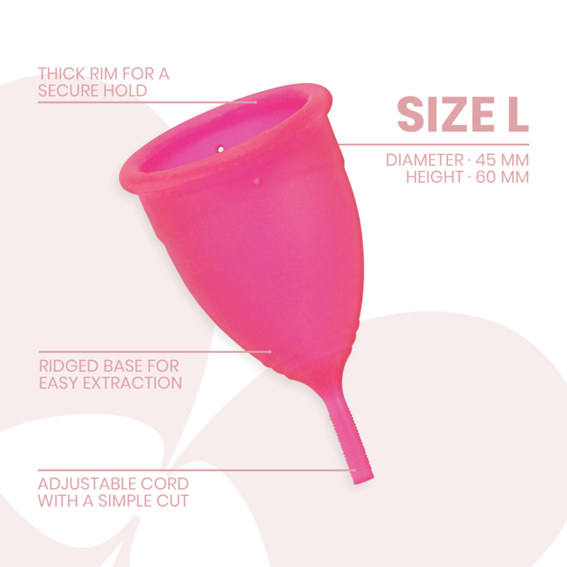 Menstrual Cup | Medical-Grade Silicone | Size L | INTIMICHIC
