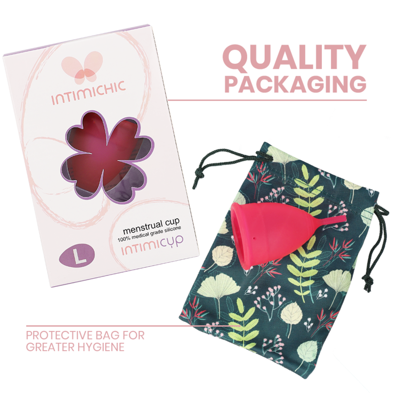 Menstrual Cup | Medical-Grade Silicone | Size L | INTIMICHIC