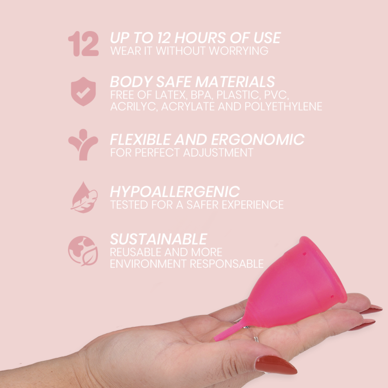 Menstrual Cup | Medical-Grade Silicone | Size L | INTIMICHIC