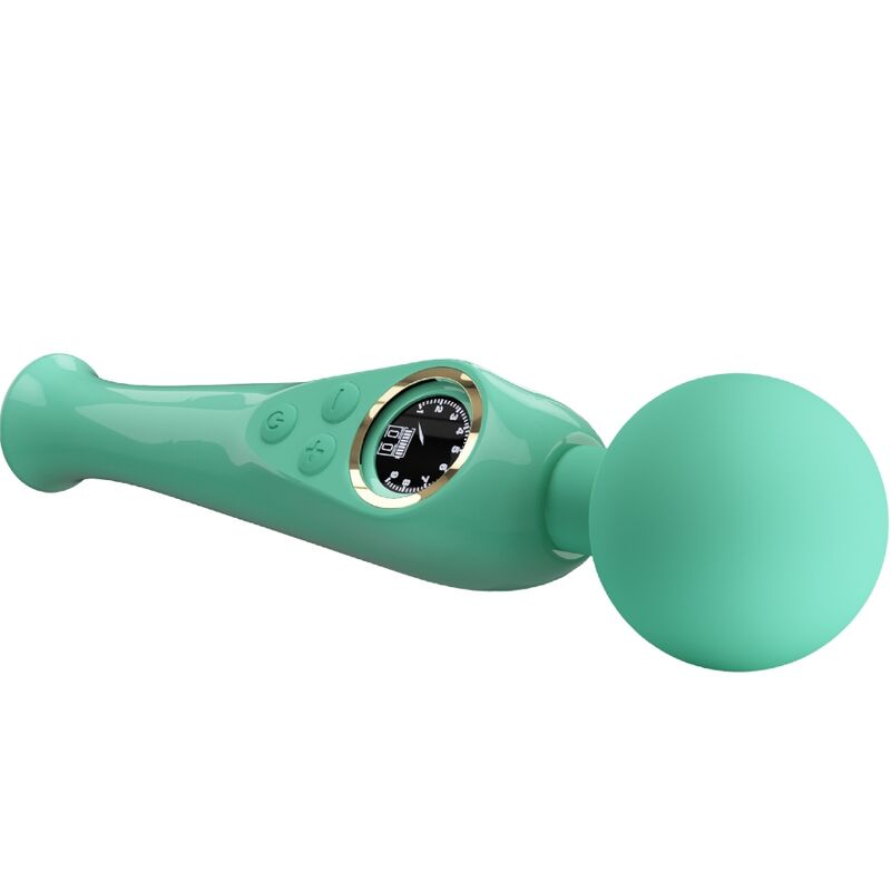 Skyler Wand Vibrator Green | 10 Modes × 9 Speeds | Pretty Love