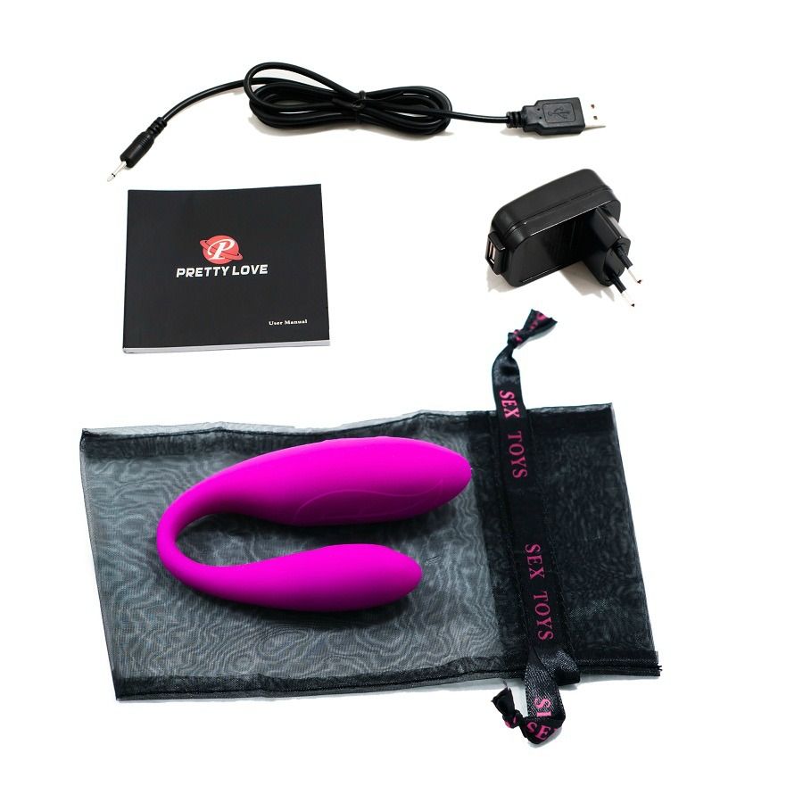 Pretty Love – Fascination U-Shaped Couples Vibrator | 30 Functions | Lilac