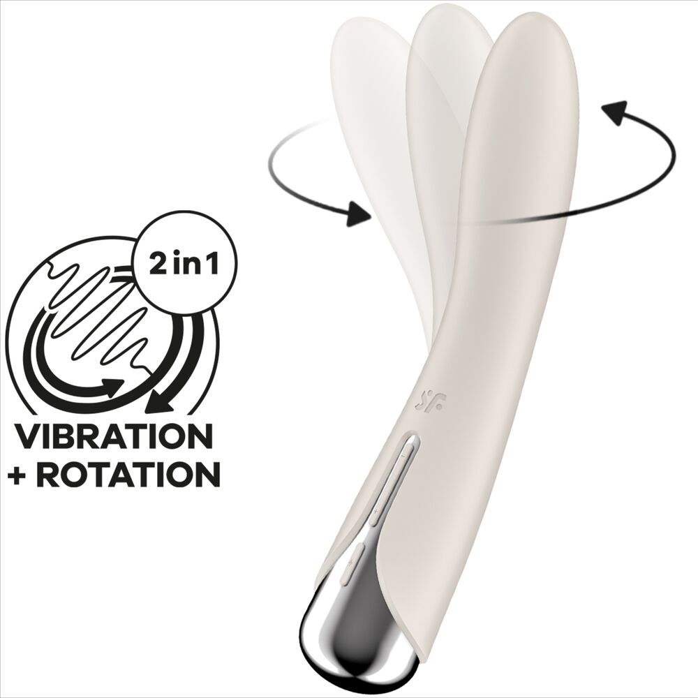 SATISFYER - SPINNING VIBE 1 G-SPOT BLUE ROTATOR VIBRATOR