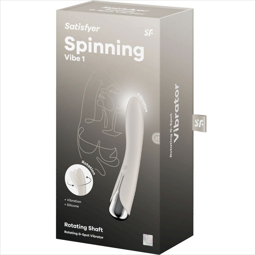 SATISFYER - SPINNING VIBE 1 G-SPOT BLUE ROTATOR VIBRATOR