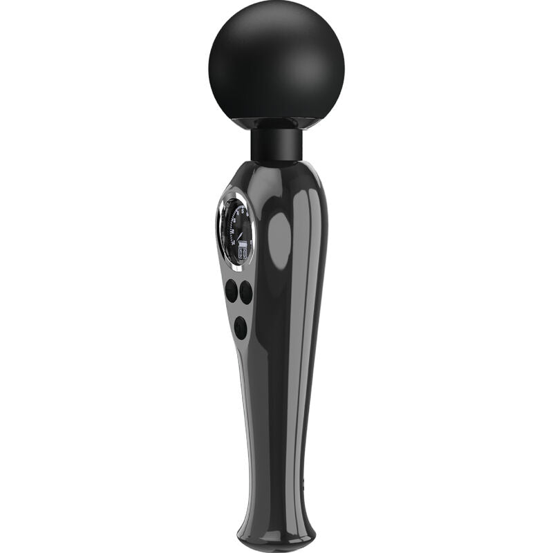 Skyler Wand Vibrator Black 10 Modes, 9 Speeds — Pretty Love
