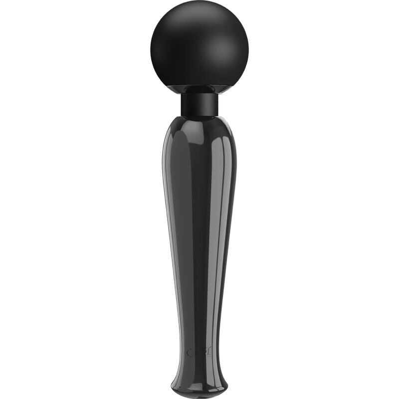 Skyler Wand Vibrator Black 10 Modes, 9 Speeds — Pretty Love