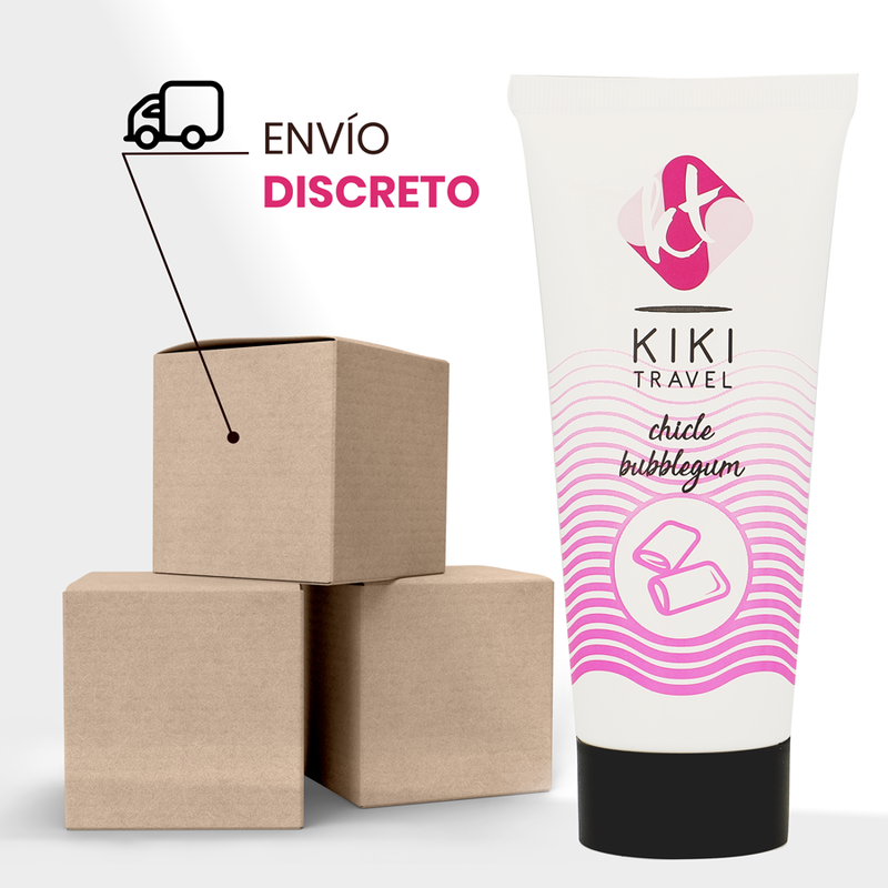 Bubblegum Water-Based Lubricant | 50 ml | KIKÍ TRAVEL