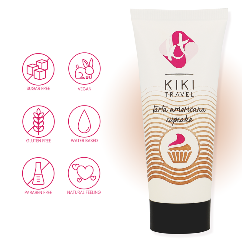 Cupcake Water-Based Lubricant | 50 ml | KIKÍ TRAVEL