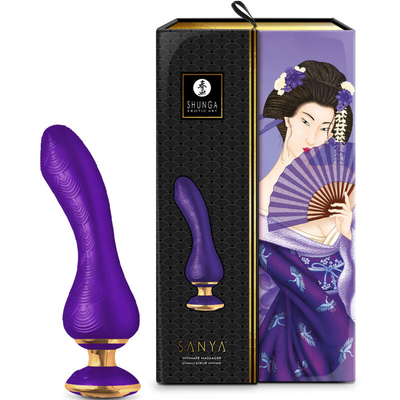 SANYA Intimate Massager — 10 Functions, 5 Intensities — Waterproof — Violet — Shunga