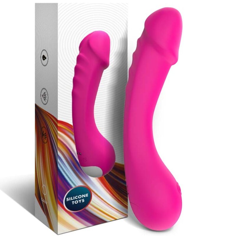 G-Spot Silicone Vibrator Fuchsia | 18.3 cm x 4.0 cm | ARMONY