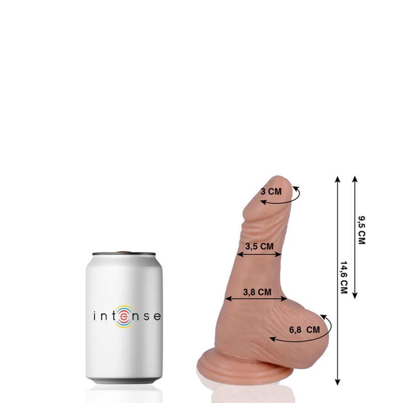 Realistic Dildo 14.6 cm x 3.5 cm – Suction Cup