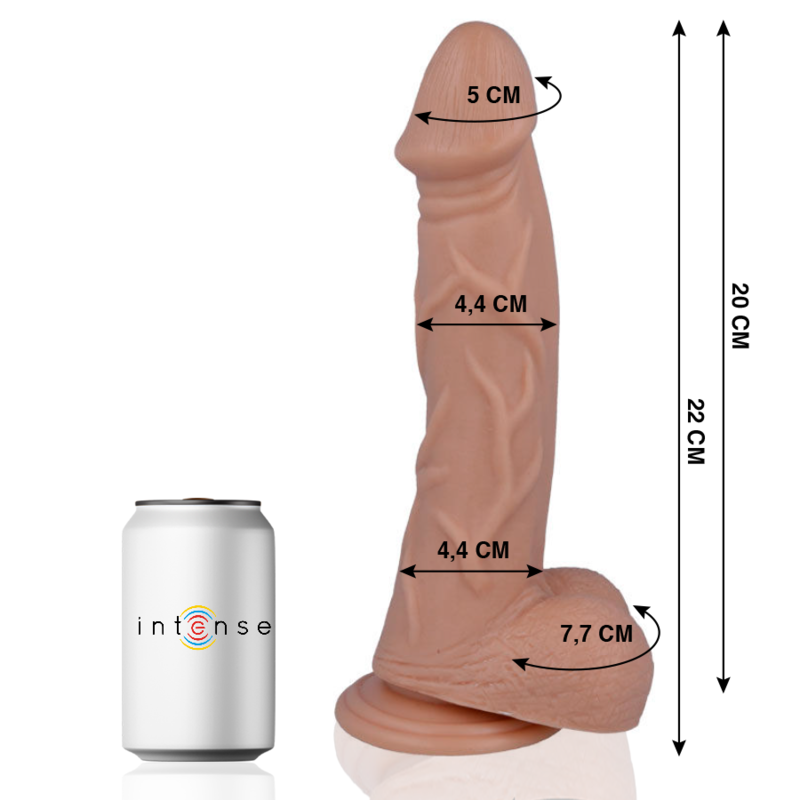 Realistic Dildo 22 cm x 4.4 cm – Suction Cup