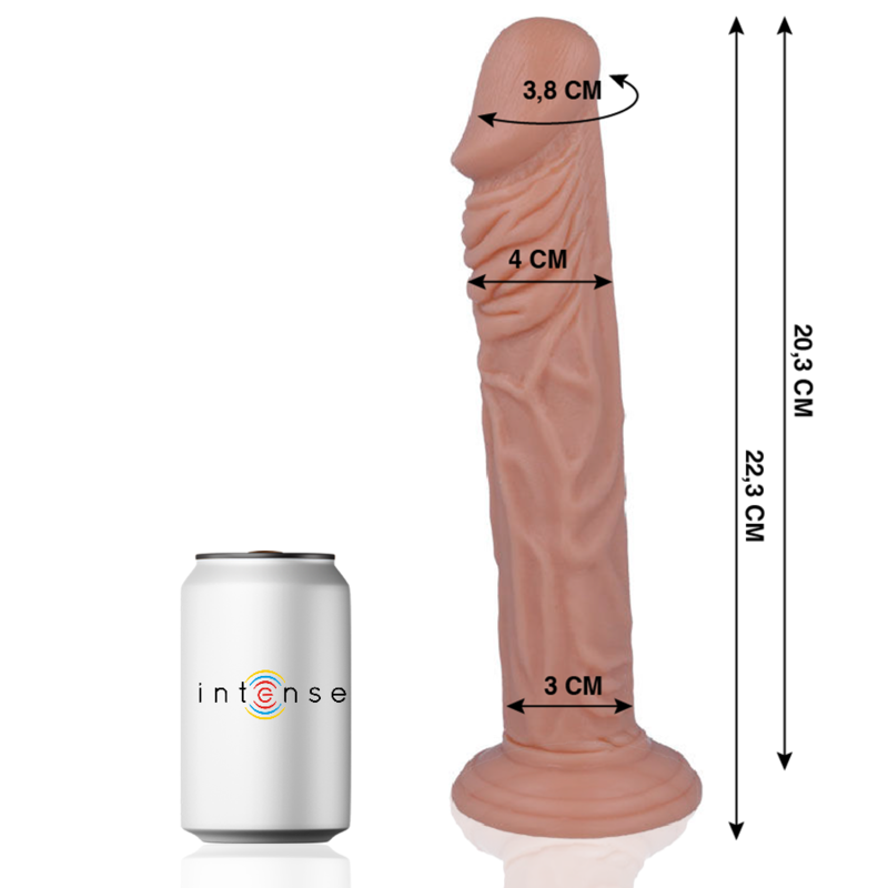 Realistic Dildo 22.3 cm x 4 cm (Ø4 cm) with Suction Cup