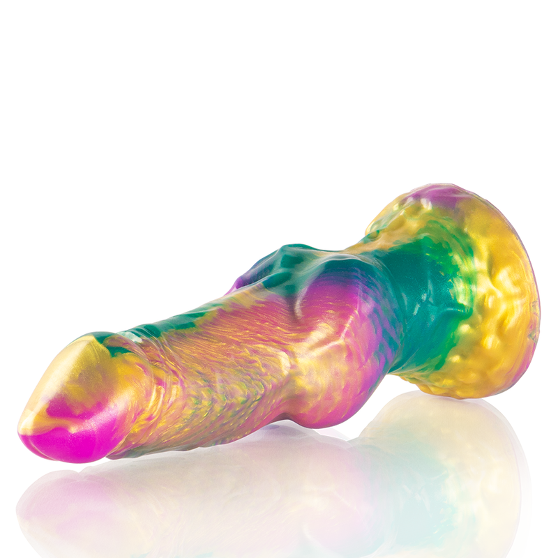 Iris Silicone Dildo with Rainbow Balls – 22.5 cm × 7.5 cm – EPIC